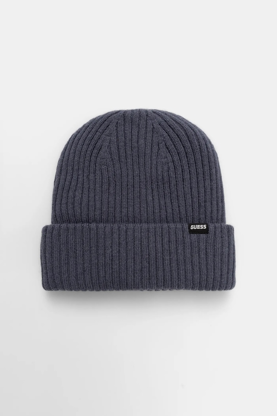 Guess pălărie din amestec de lână LUCIO uni bleumarin Z5YZ02.Z3P50