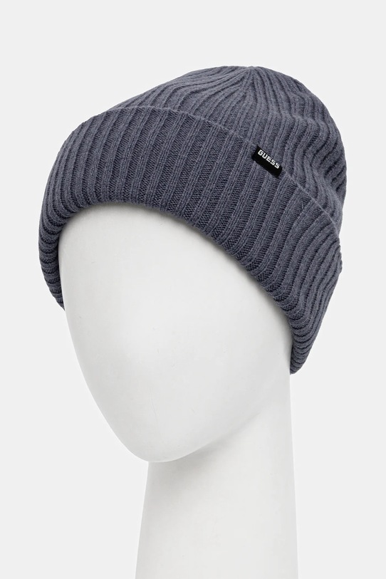 Guess pălărie din amestec de lână LUCIO Z5YZ02.Z3P50 bleumarin NC25