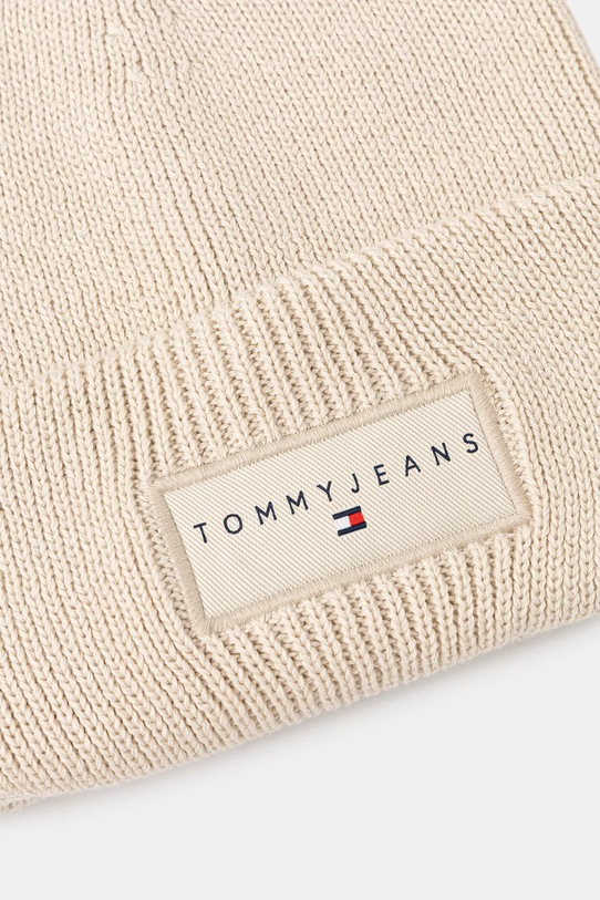 Βαμβακερό καπέλο Tommy Jeans AM0AM13666 μπεζ AW25