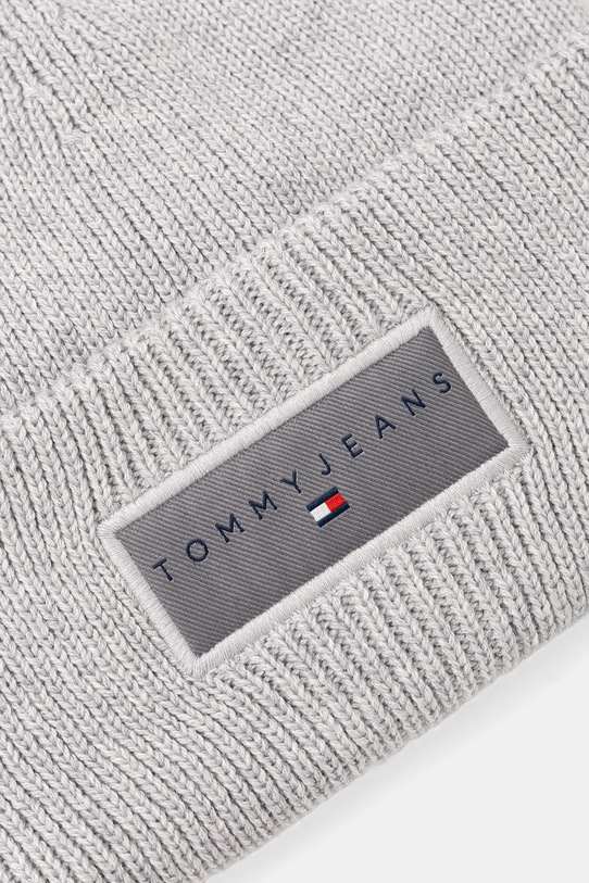 Βαμβακερό καπέλο Tommy Jeans AM0AM13666 γκρί AW25