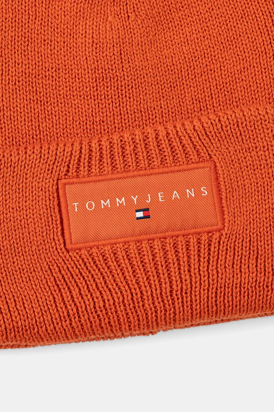 Pamučna kapa Tommy Jeans AM0AM13666 narančasta AW25