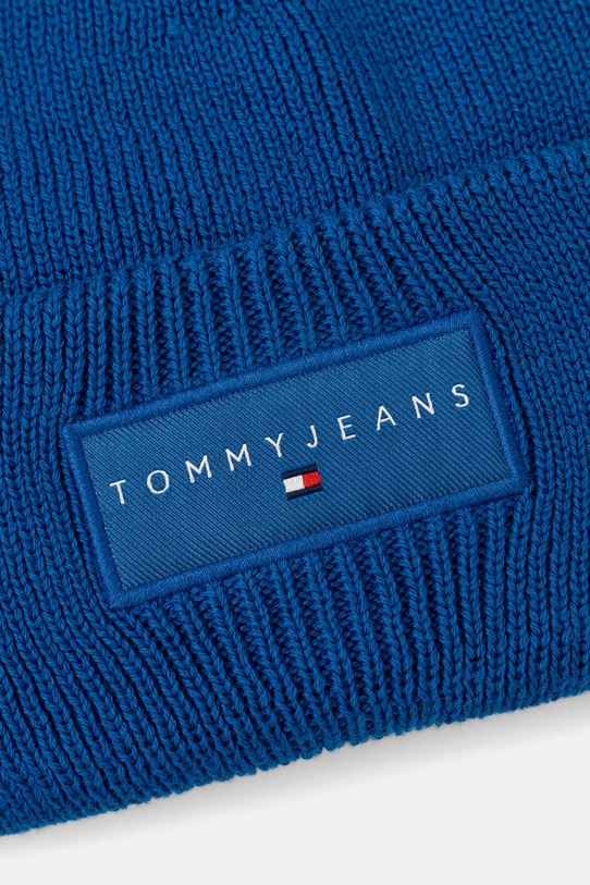 Βαμβακερό καπέλο Tommy Jeans AM0AM13666 μπλε AW25