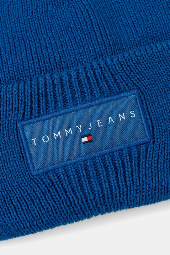 Bavlněná čepice Tommy Jeans AM0AM13666 modrá AW25