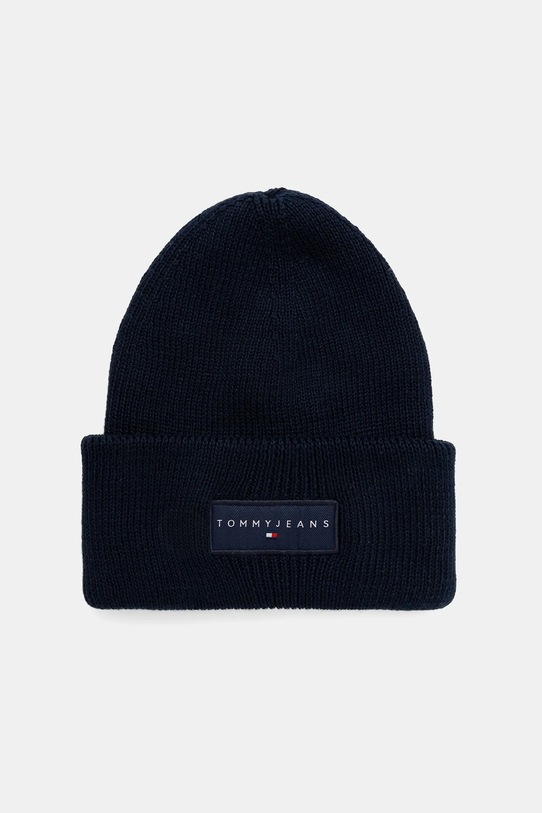 Βαμβακερό καπέλο Tommy Jeans βαμβάκι σκούρο μπλε AM0AM13666