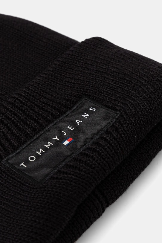 Tommy Jeans berretto in cotone AM0AM13666 nero AW25