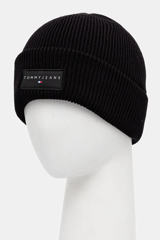 Accessori Tommy Jeans berretto in cotone AM0AM13666 nero