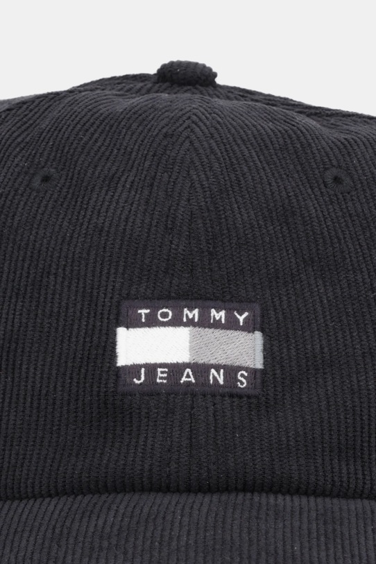 Вельветова кепка Tommy Jeans AM0AM13667 чорний AW25