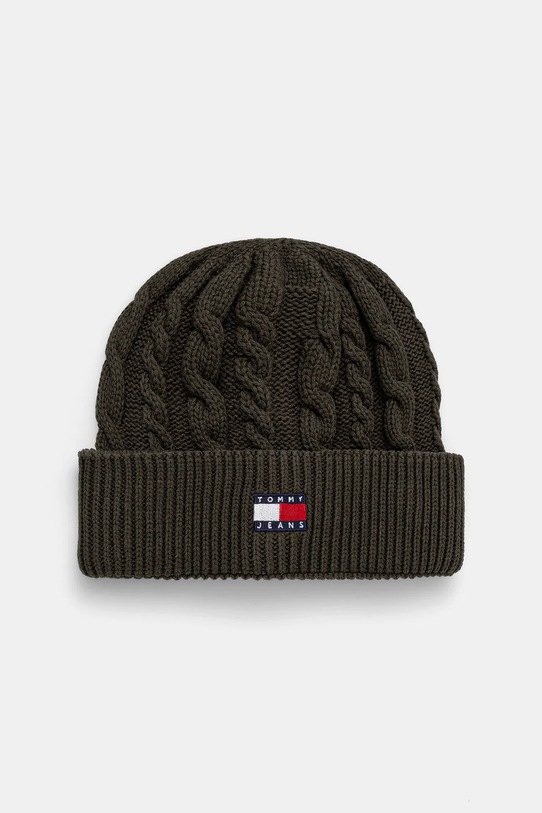 Tommy Jeans czapka pozostałe zielony AM0AM13670