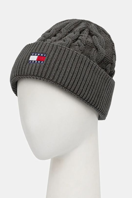 Tommy Jeans czapka AM0AM13670 szary AW25