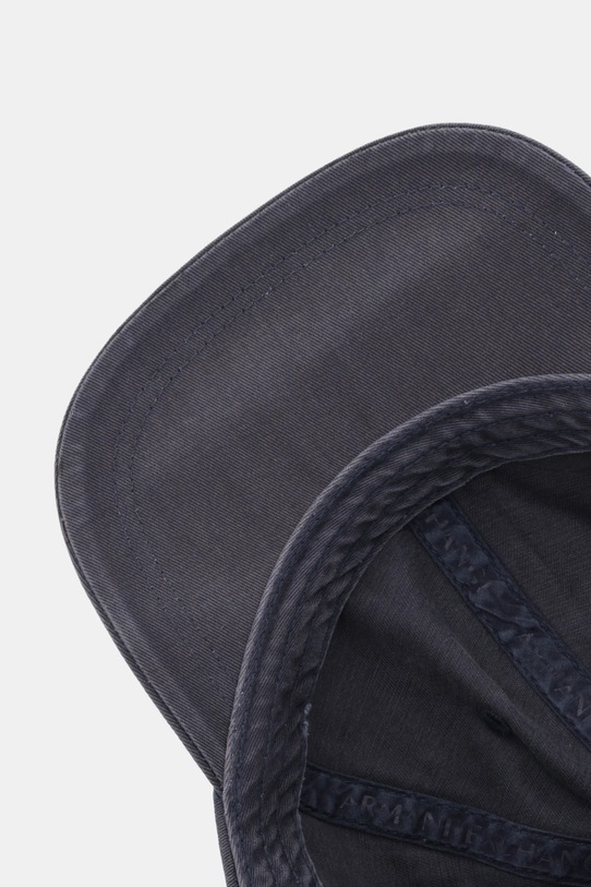 Armani Exchange czapka z daszkiem bawełniana szary XM001521.AF15502