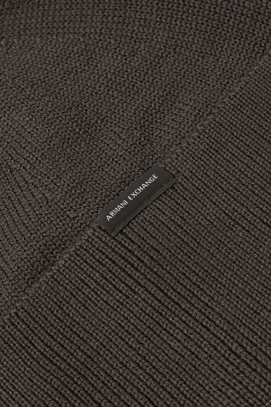 Akcesoria Armani Exchange czapka z domieszką wełny XM001534.AF14008 szary