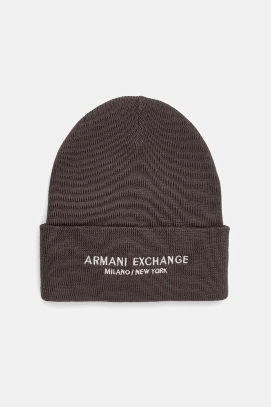 Armani Exchange czapka aplikacja brązowy XM001637.AF16950