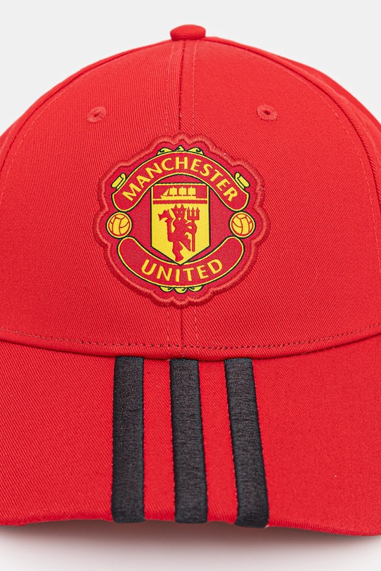 adidas Performance șapcă de baseball din bumbac MANCHESTER UNITED JM3052 rosu AW25