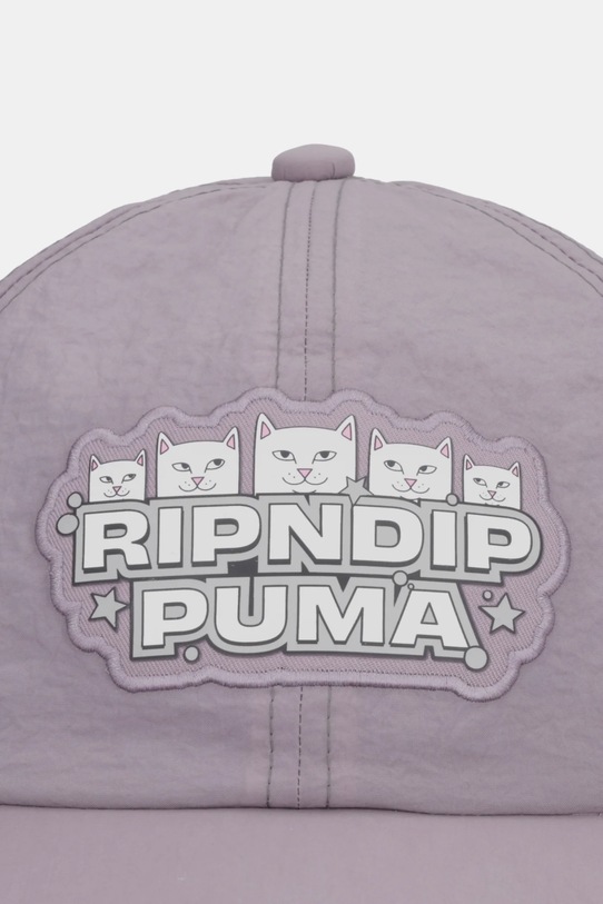 Puma czapka z daszkiem PUMA x RIPNDIP 26595 fioletowy AW25