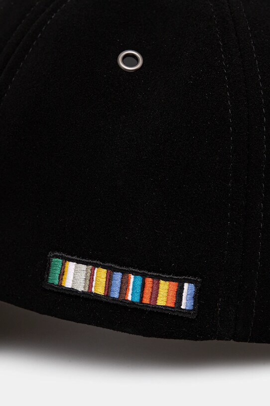 Semišová kšiltovka Paul Smith M1A.987DT.T660 černá AW25