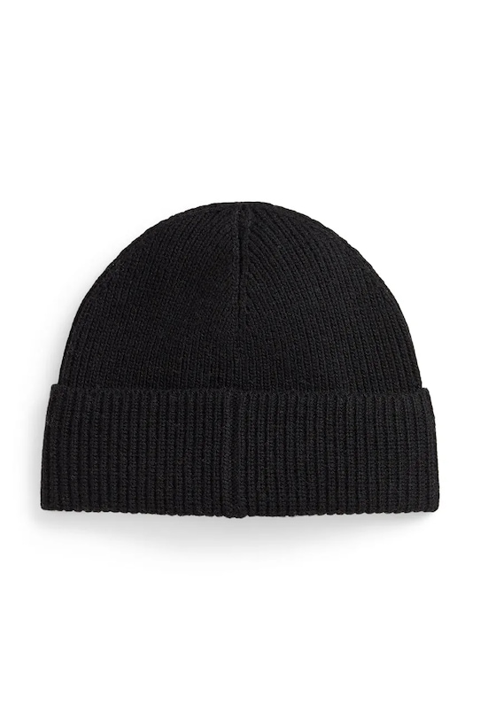 Čiapka s prímesou vlny Polo Ralph Lauren 449P02041 čierna AW25