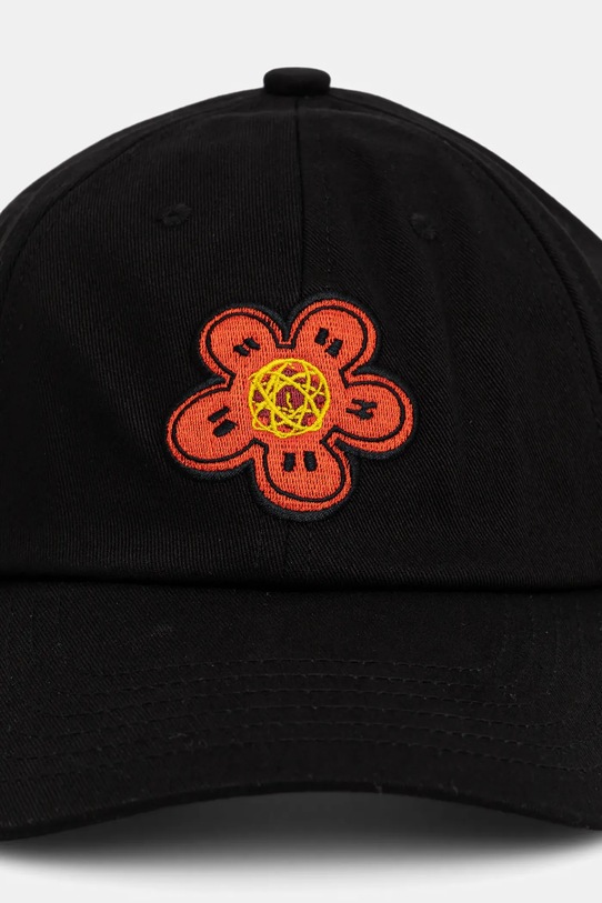 Kenzo czapka z daszkiem bawełniana FF68AC311F44 czarny AW25