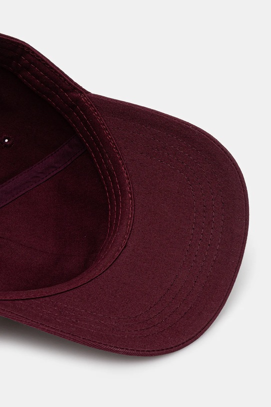 Drôle de Monsieur czapka z daszkiem bawełniana La Casquette Slogan bordowy I.CP151.CO138