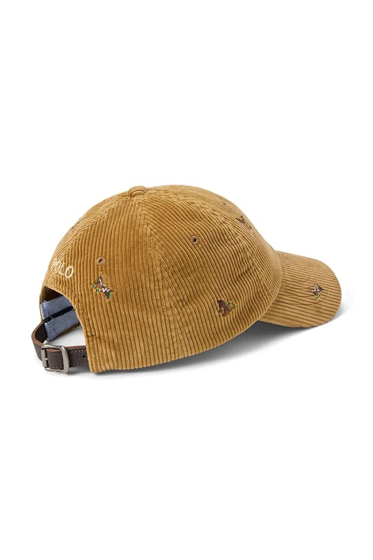 Вельветова кепка Polo Ralph Lauren 710979195 бежевий AW25