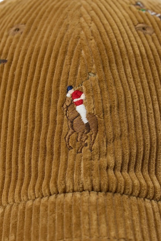 Doplnky Menčestrová baseballová čiapka Polo Ralph Lauren 710979195 béžová