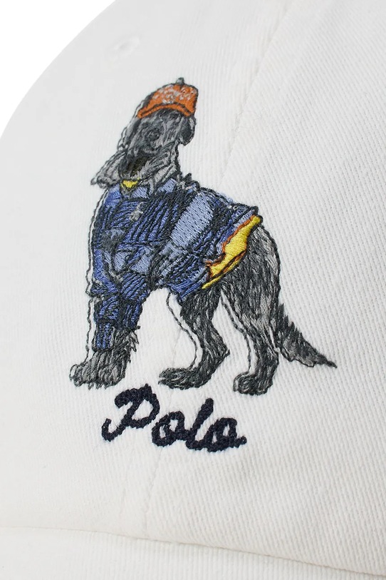 Polo Ralph Lauren czapka z daszkiem bawełniana biały 710981743