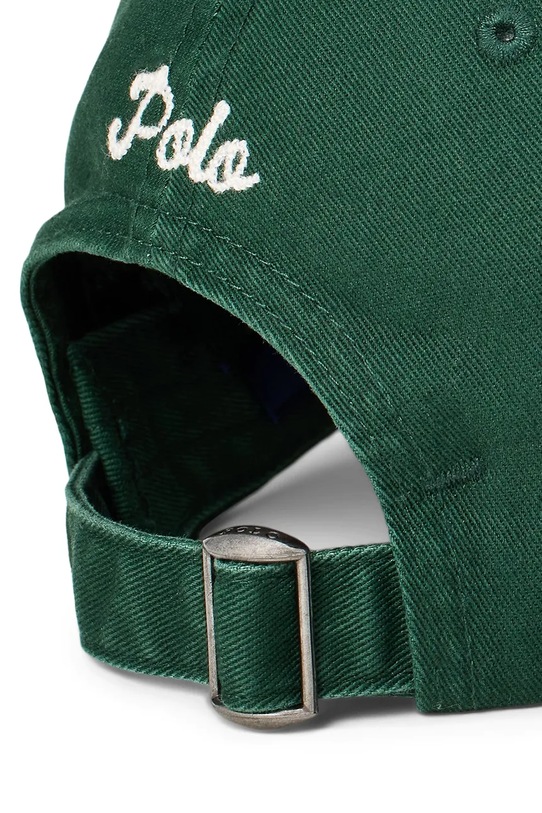Akcesoria Polo Ralph Lauren czapka z daszkiem bawełniana 710982059 zielony