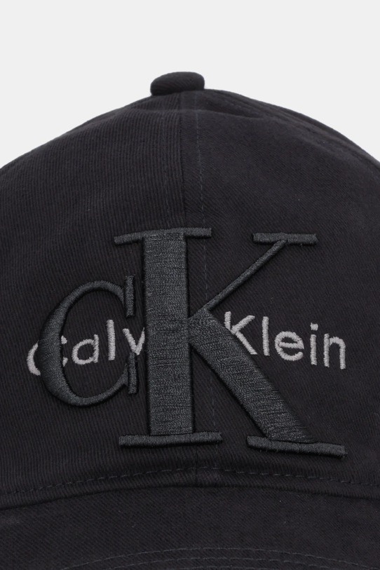 Хлопковая кепка Calvin Klein LV04D5039G чёрный AW25