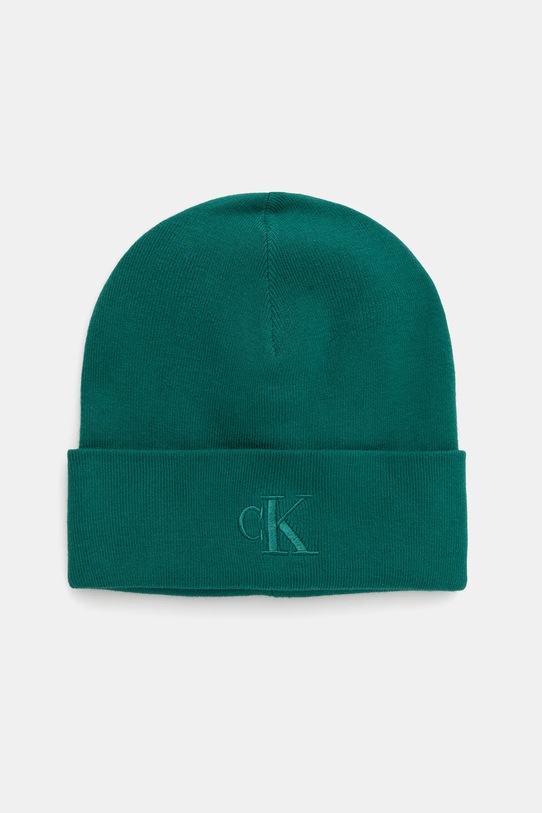 Calvin Klein căciulă imprimeu verde LV04D8020G