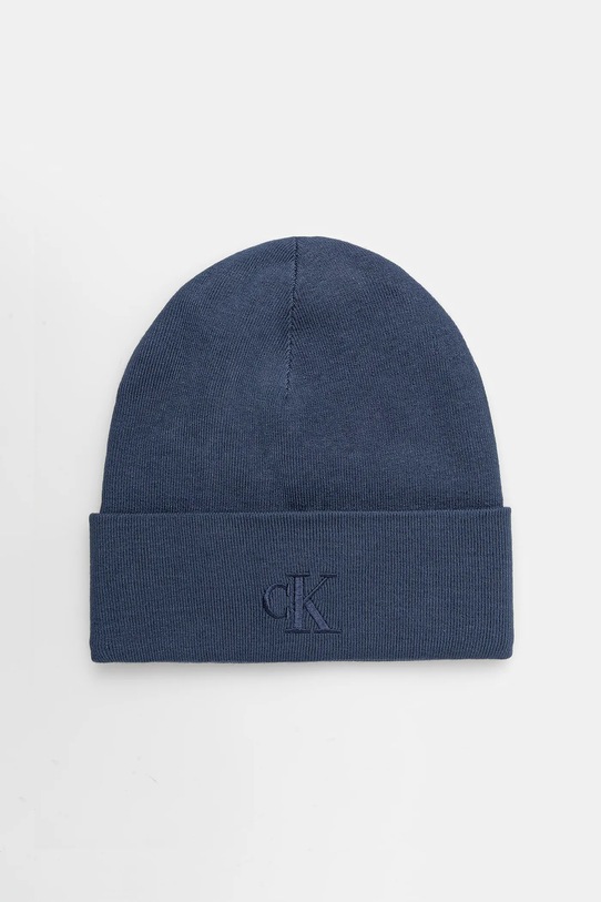 Шапка Calvin Klein аплікація блакитний LV04D8020G