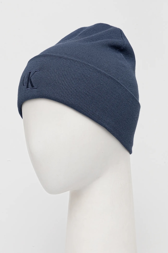 Σκούφος Calvin Klein LV04D8020G μπλε AW25