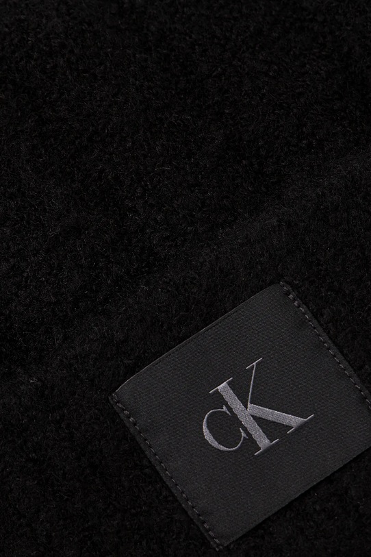 Calvin Klein czapka z wełną LV04D8065G czarny AW25