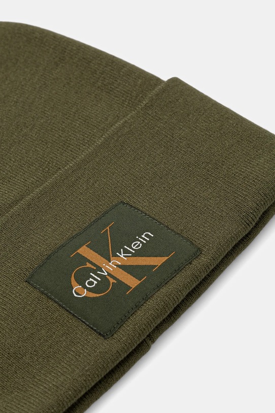 Calvin Klein czapka LV04D8088G zielony AW25