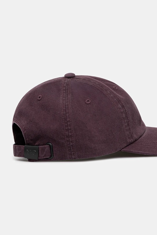 Akcesoria Y-3 czapka z daszkiem bawełniana Dad Cap KB5815 bordowy