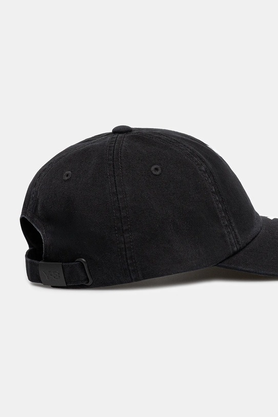 Akcesoria Y-3 czapka z daszkiem bawełniana Graphic KC3339 czarny