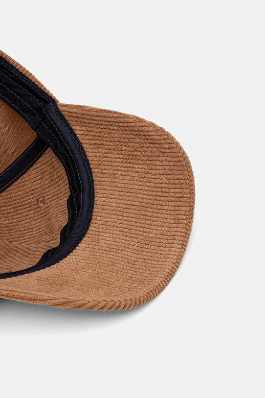 Tommy Hilfiger czapka z daszkiem sztruksowa brązowy AM0AM13583