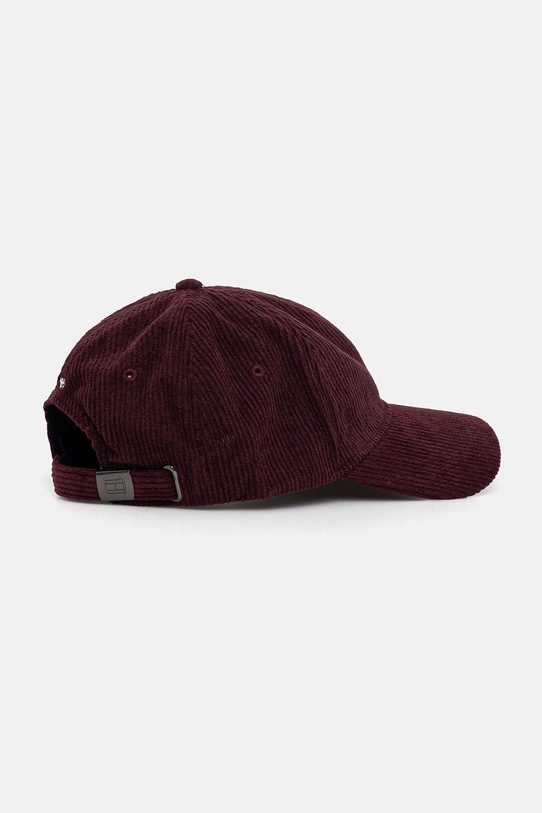 Accesorii Tommy Hilfiger șapcă de baseball din catifea AM0AM13583 burgundia