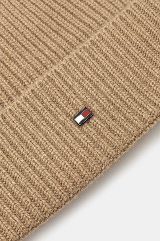 Akcesoria Tommy Hilfiger czapka kaszmirowa AM0AM13586 beżowy