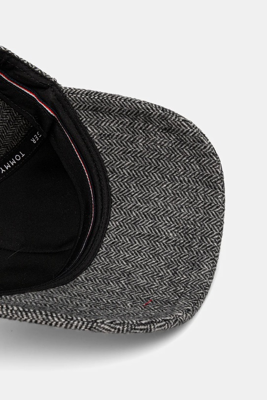 Tommy Hilfiger czapka z daszkiem z wełną szary AM0AM13784