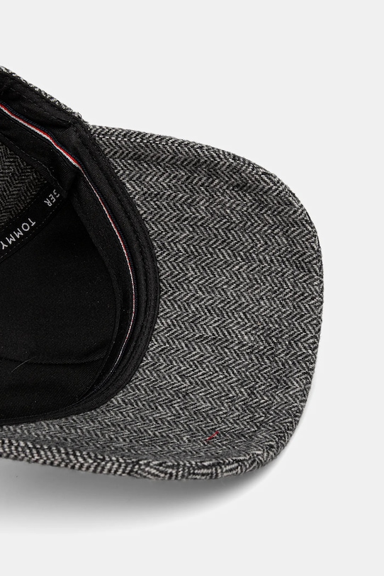 Kšiltovka s vlnou Tommy Hilfiger šedá AM0AM13784
