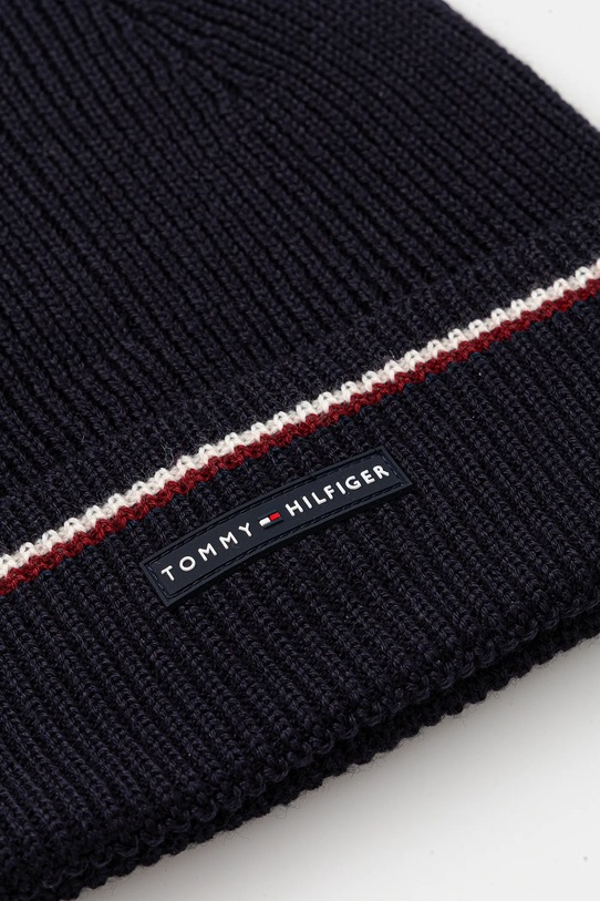 Doplňky Čepice s příměsí vlny Tommy Hilfiger AM0AM13587 námořnická modř
