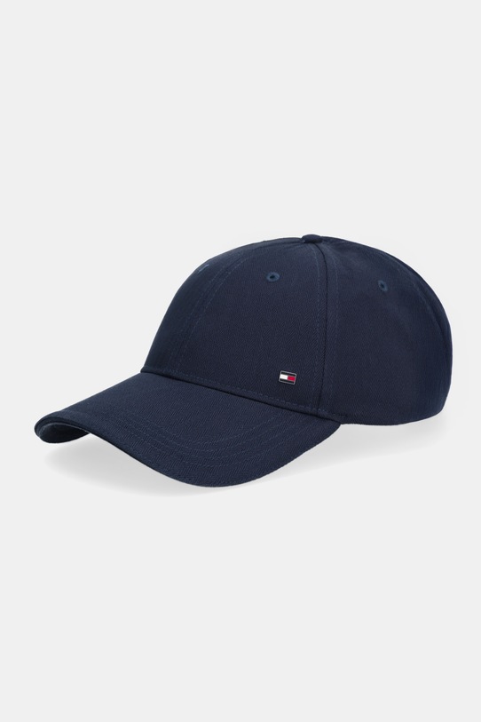 Tommy Hilfiger czapka z daszkiem bawełniana bawełna granatowy AM0AM13801