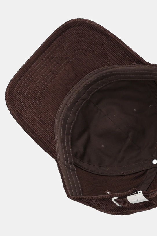 Pepe Jeans czapka z daszkiem sztruksowa brązowy PM0400006