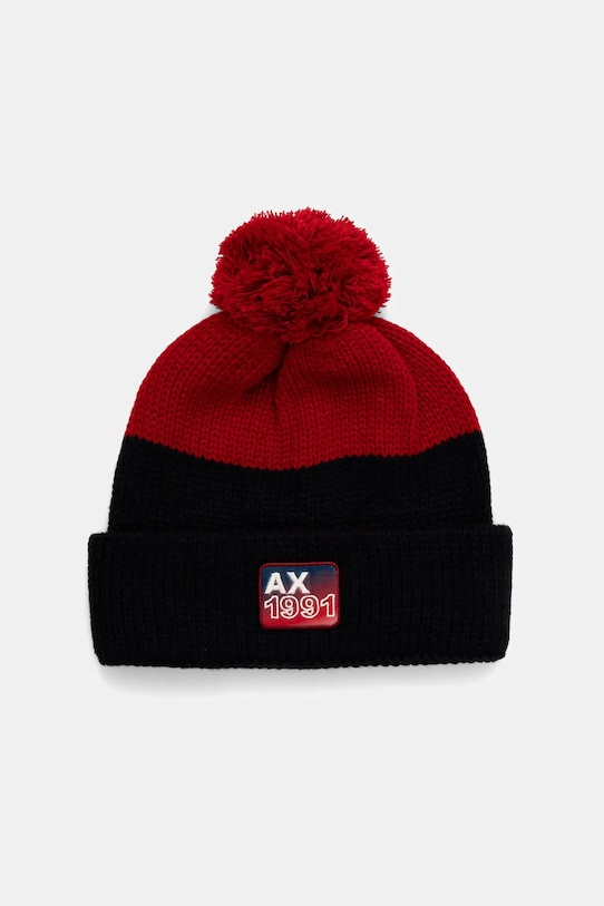 Čiapka Armani Exchange nášivka červená XM001929.AF19723