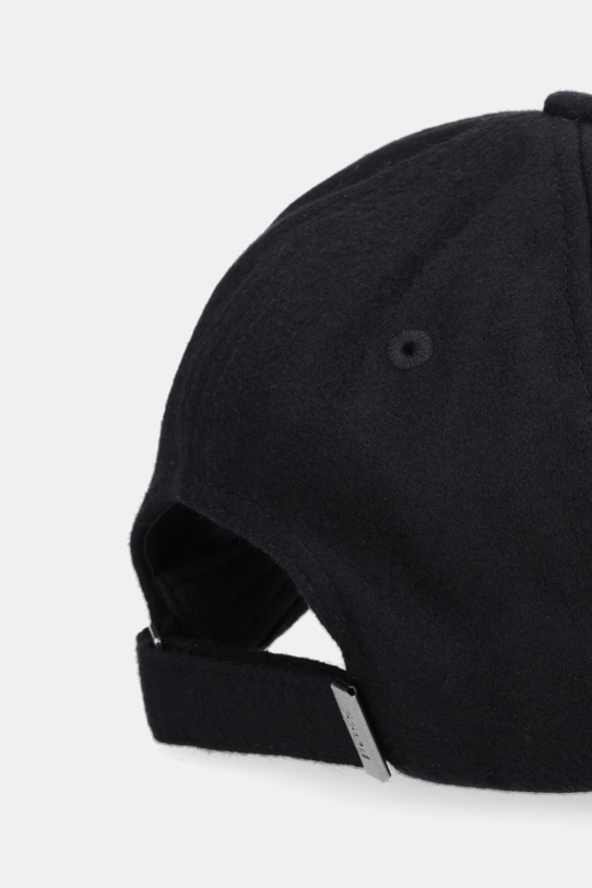 Akcesoria BOSS Orange czapka z daszkiem z dodatkiem wełny 50550619 czarny