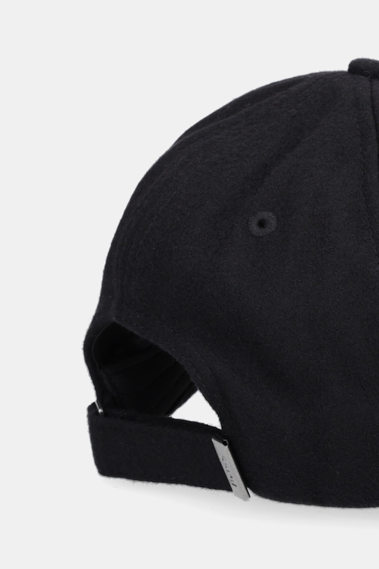 Akcesoria BOSS Orange czapka z daszkiem z dodatkiem wełny 50550619 czarny