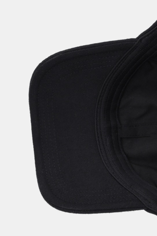 BOSS Orange czapka z daszkiem z dodatkiem wełny czarny 50550619