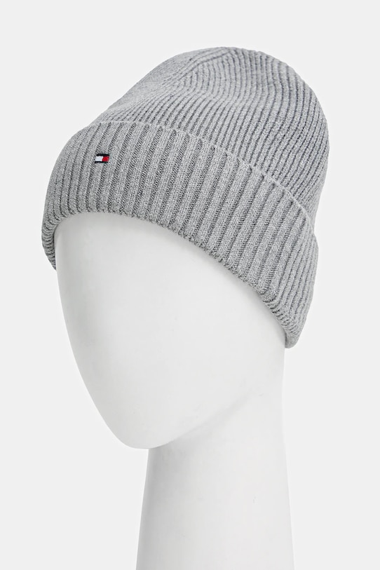 Accesorii Tommy Hilfiger compleu din amestec de cașmir AM0AM13807 gri