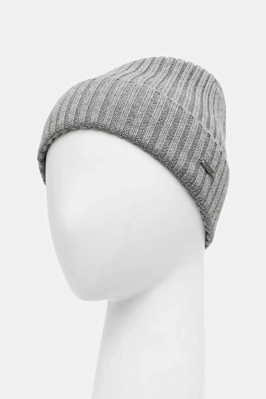 Akcesoria Geox czapka wełniana YVAN M5660F.T3310 szary