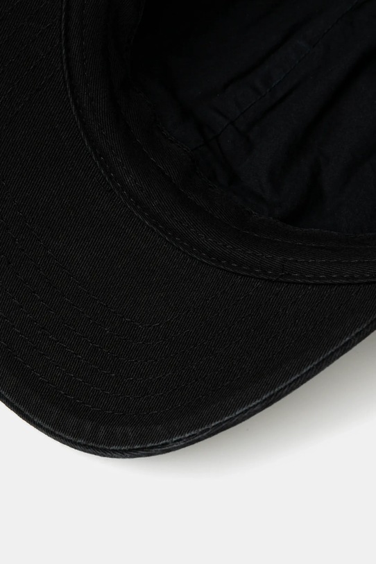 MM6 Maison Margiela czapka z daszkiem bawełniana czarny SH2TC0004.M35190.899