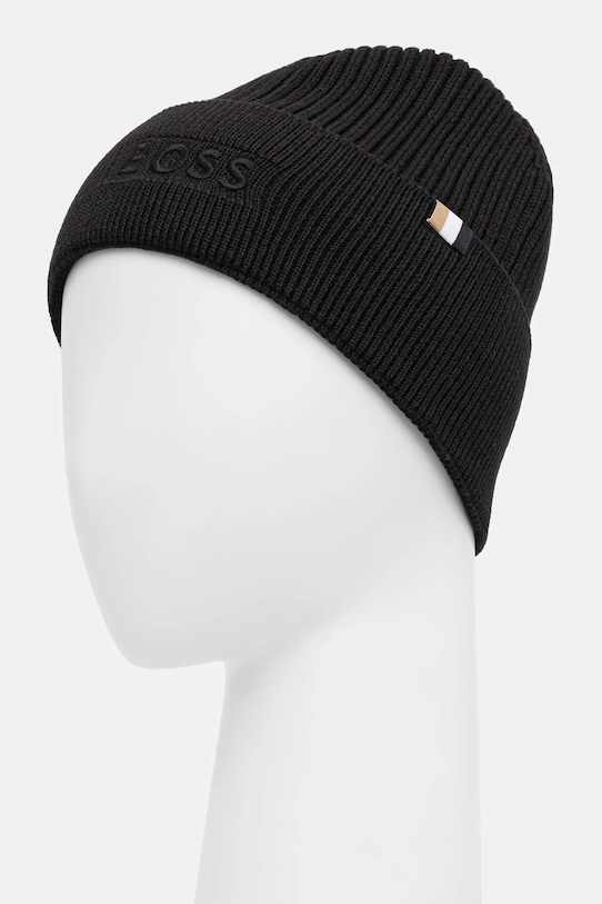 Шапка BOSS 50522427 чёрный AW25